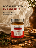 HOMEMADEURLA 300 G Doğal Şekersiz Sade Yer Fıstığı