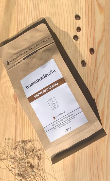 HOMEMADEURLA 250 G Espresso Blend Kavrulmuş Kahve Çekirdeği